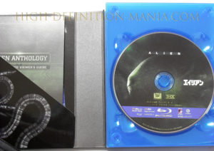 エイリアン アンソロジー ブルーレイBOX版BDディスク表面