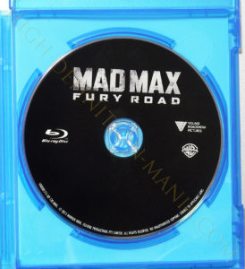 マッドマックス 怒りのデスロード Blu-rayディスク表面